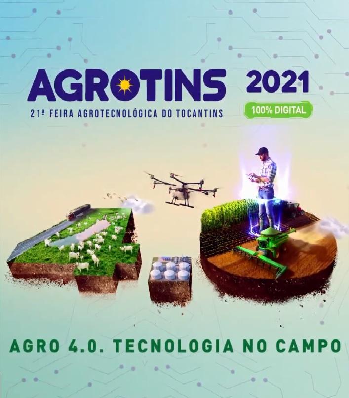 Pelo 2º ano seguido, Agrotins será 100% digital; evento acontece entre os dias 15 e 18 de junho
