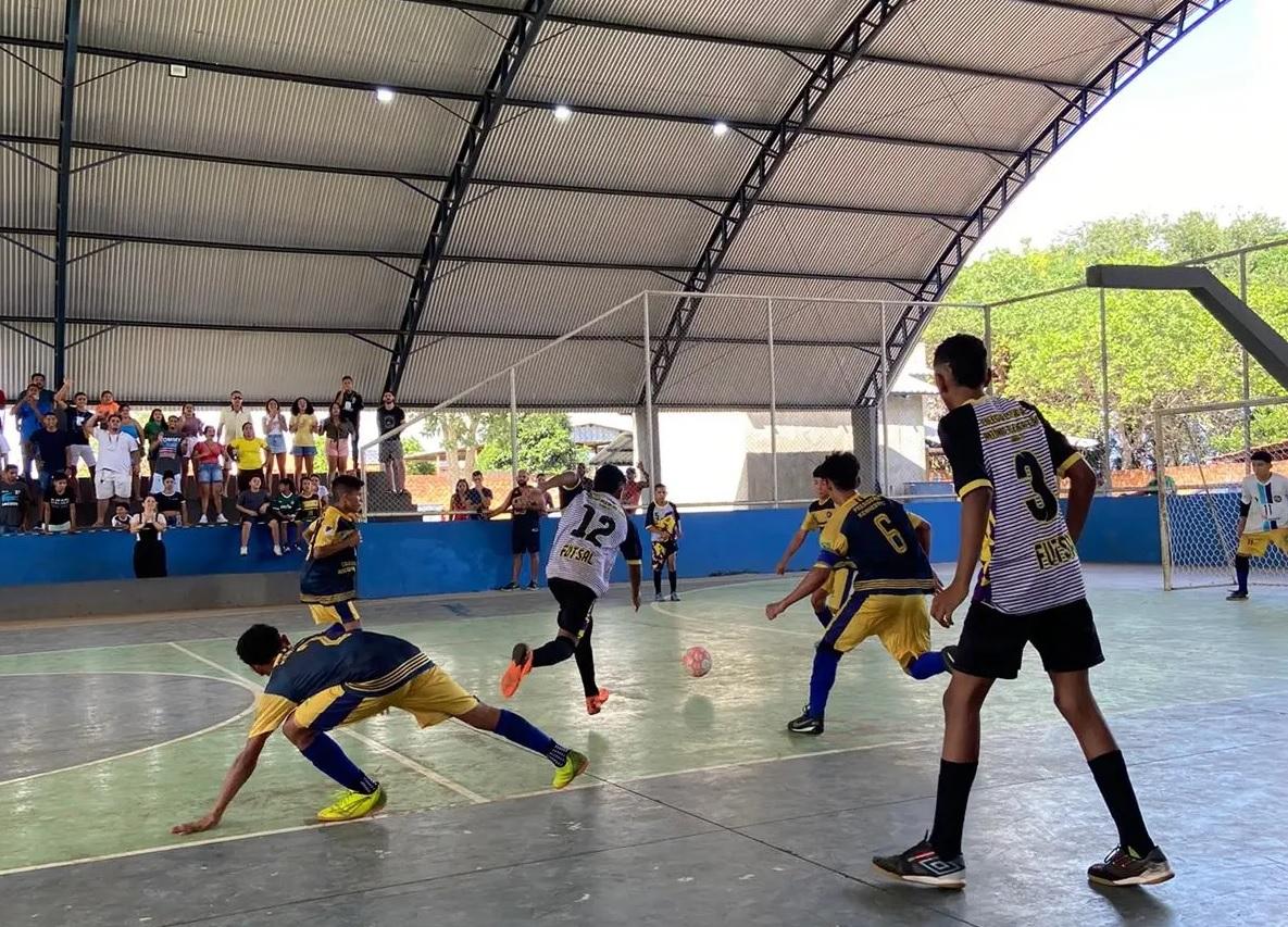 1ª etapa da fase municipal do JETS 2024 em Guaraí começa nesta terça (16) com as disputas do Futsal