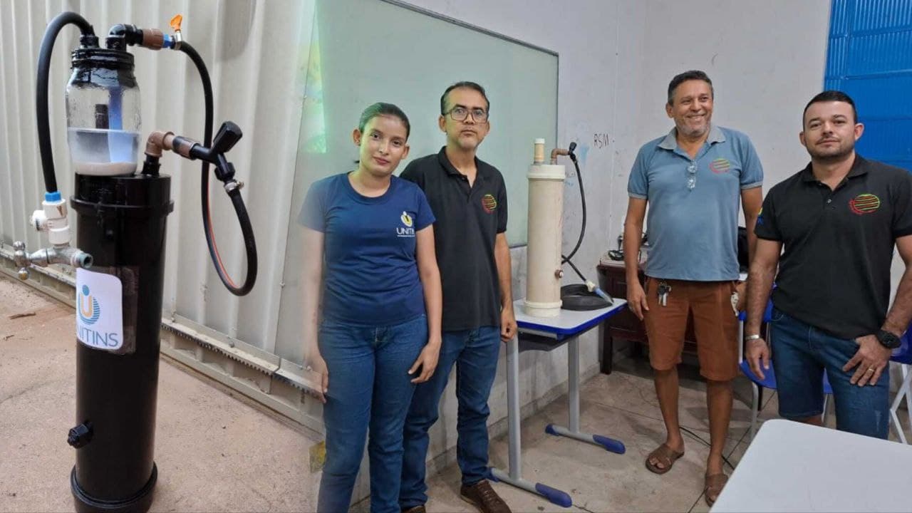 Foto da notícia: Estudantes da Unitins em Guaraí criam biodigestor portátil que transforma ‘cocô’ em gás natural