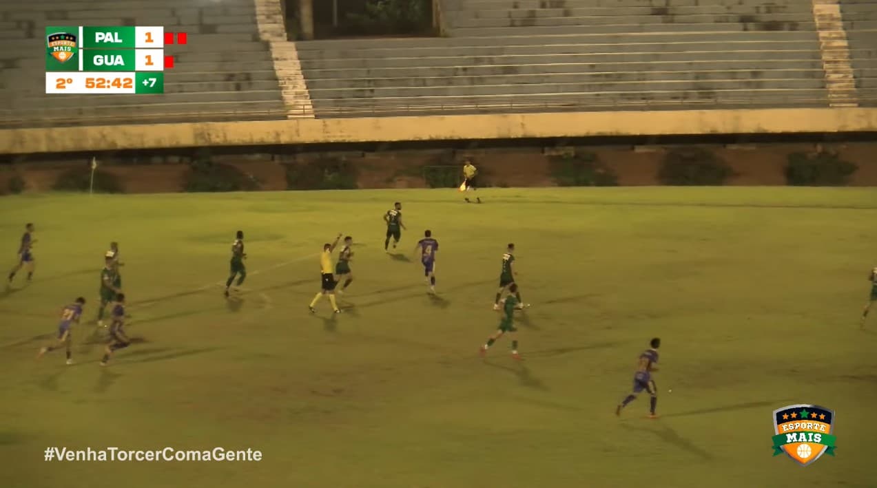 Foto da notícia: Palmas x Guaraí empatam (1x1) na ida da final da Segundona; volta será em Guaraí no dia 06