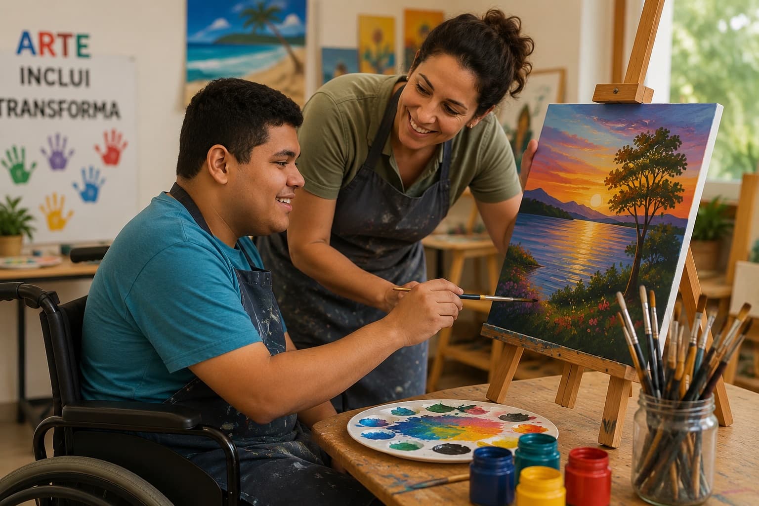 Foto da notícia: APAE de Guaraí contrata Instrutor de Pintura em Tela; remuneração de R$ 1.652,04 por 20 horas