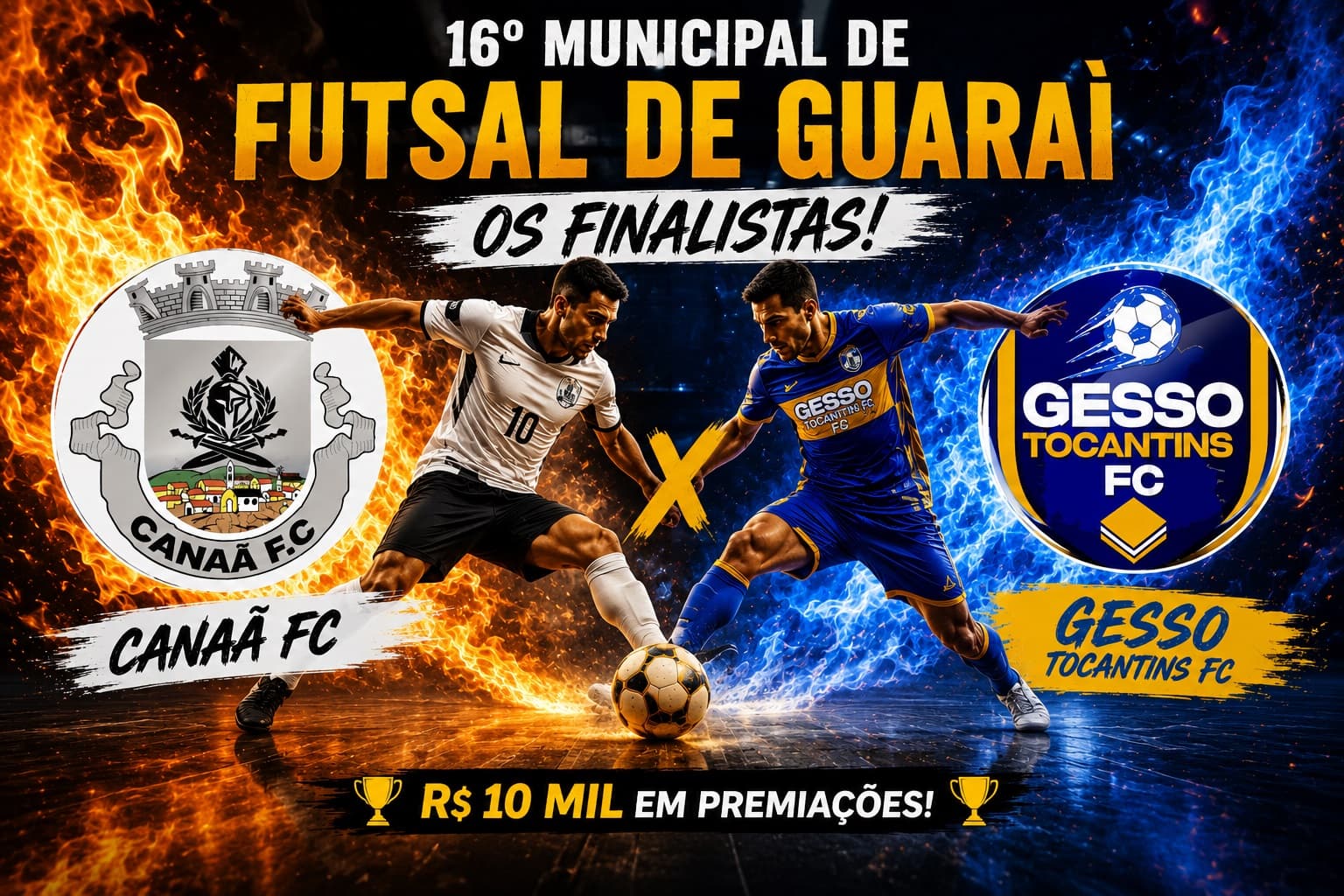 Foto da notícia: Canaã e Gesso avançam à final e buscam o bicampeonato de torneio com R$ 10 mil de premiação