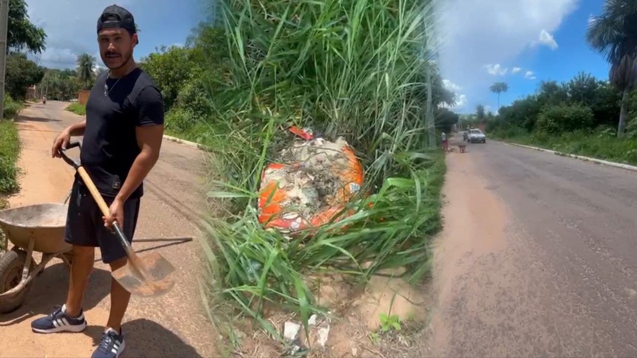 Foto da notícia: Estudante grava vídeos e convida políticos para almoçar sentindo cheiro de ‘carniças’ em Guaraí
