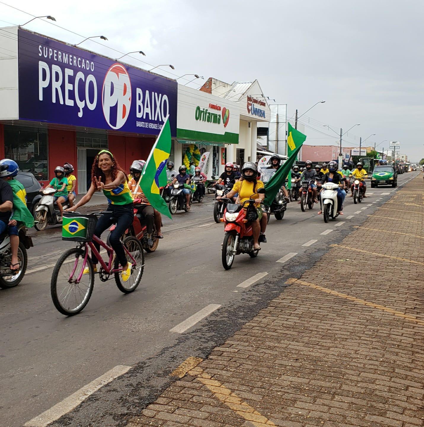Apoiadores do presidente Bolsonaro promovem grande “Carreata pela Liberdade” em Guaraí