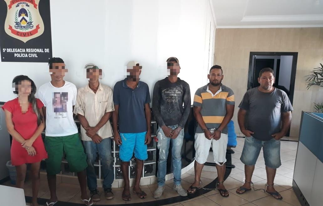 DEIC da Polícia Civil prende 7 suspeitos por envolvimento com tráfico de drogas em Guaraí
