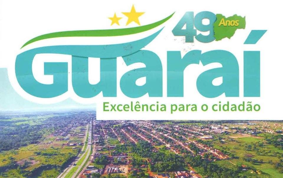 Guaraí terá eventos nos dias 11 e 12 de abril em comemoração ao 49º aniversário da cidade