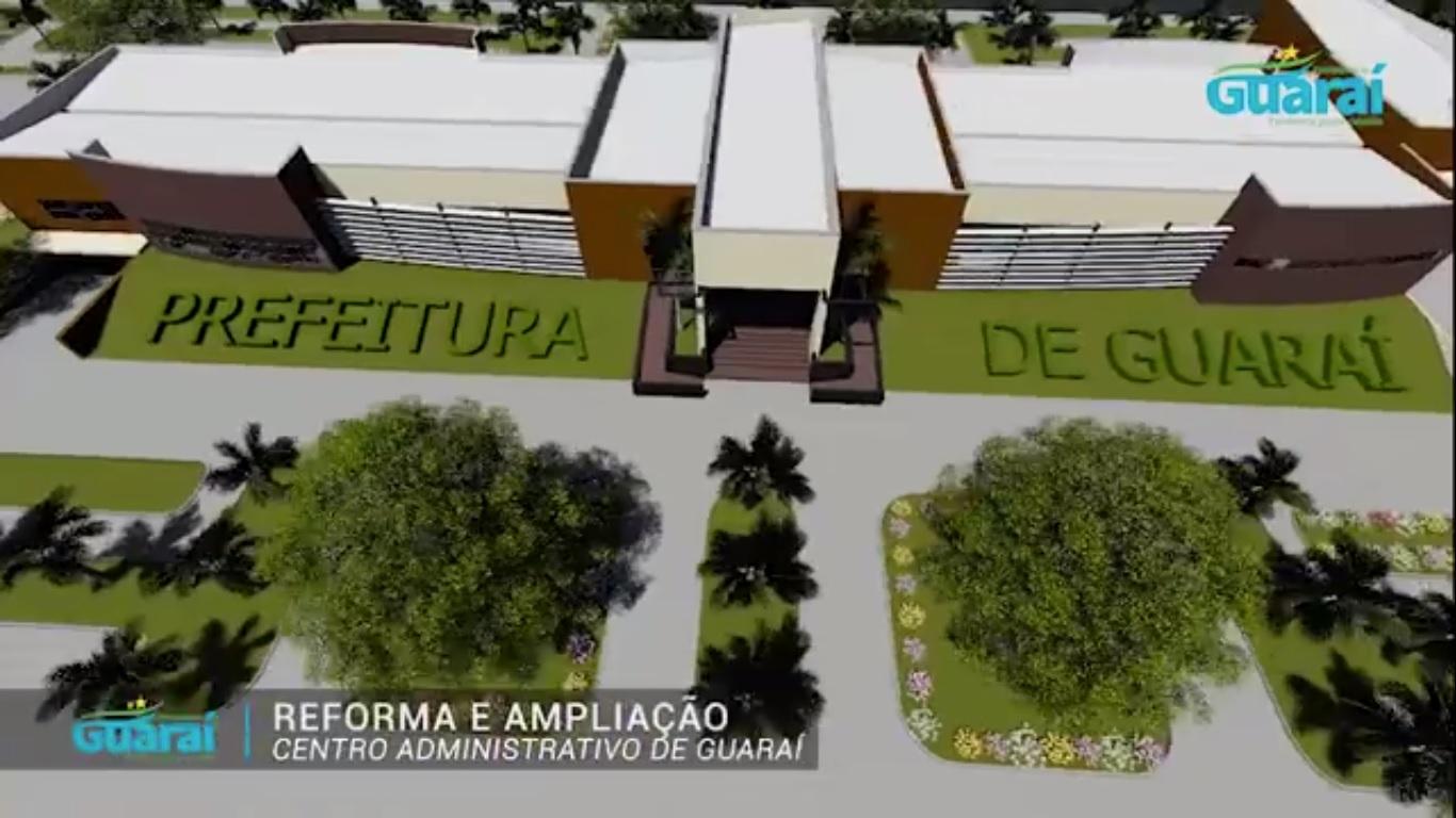 Prefeitura de Guaraí apresenta projeto de reforma e ampliação do centro administrativo