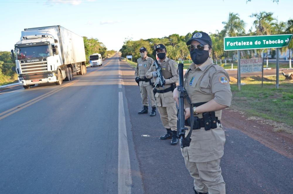 Batalhão Guará da PM/TO realiza operação preventiva em Tabocão, Kennedy e Guaraí