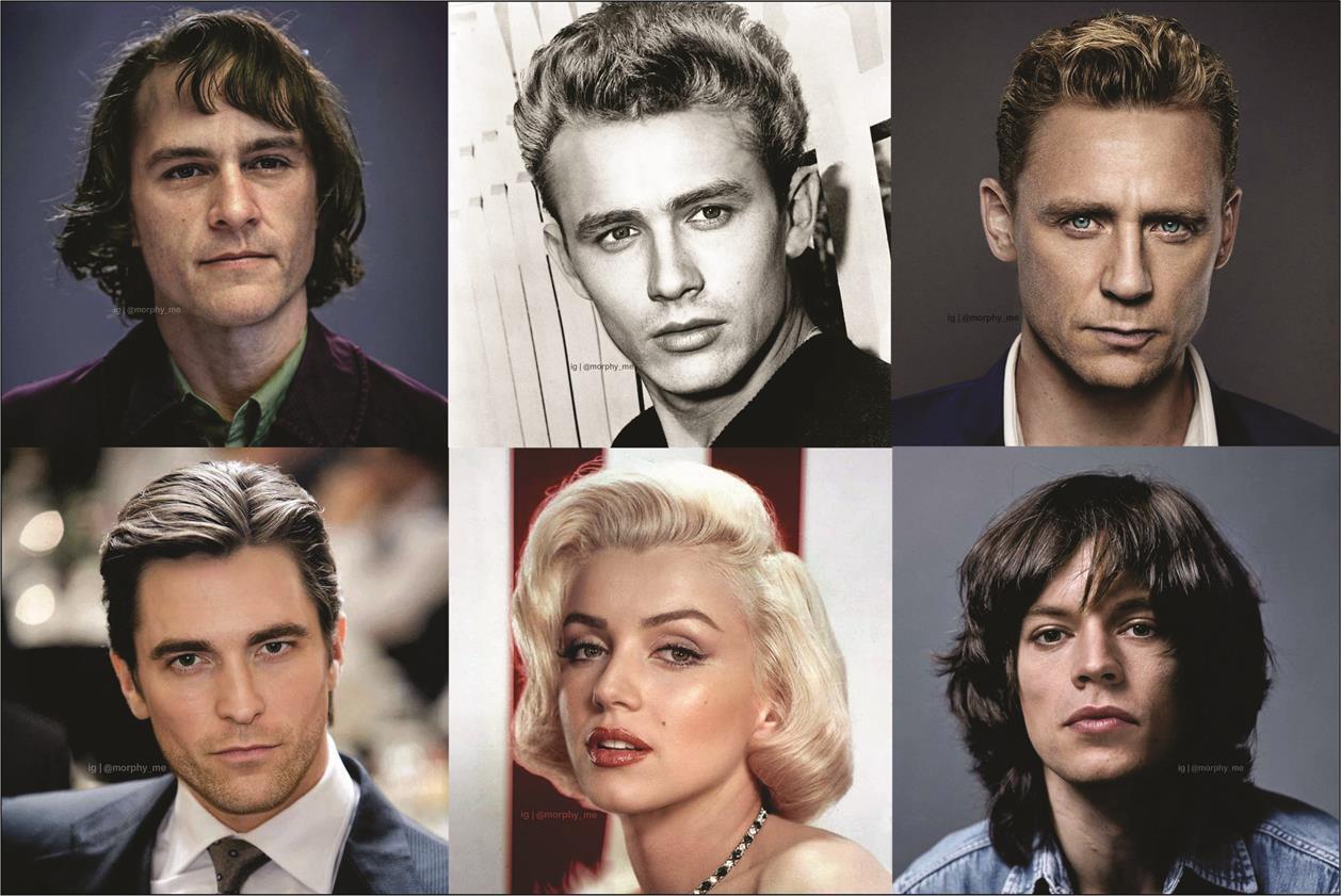 Artista francês mistura rostos de celebridades famosas, que fazem as pessoas se confundir