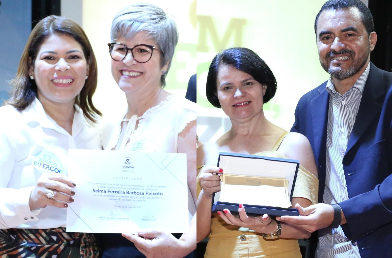 Educadoras de Guaraí são homenageadas durante lançamento de premiação em Palmas