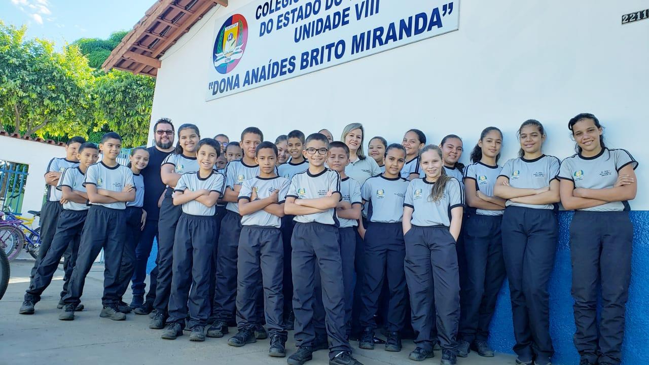 Alunos do Colégio Militar de Guaraí participam de bate-papo com o redator do Guaraí Notícias