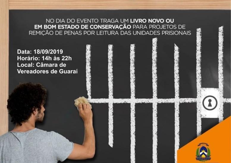 SECIJU promove seminário de educação prisional em Guaraí no próximo dia 18 de setembro