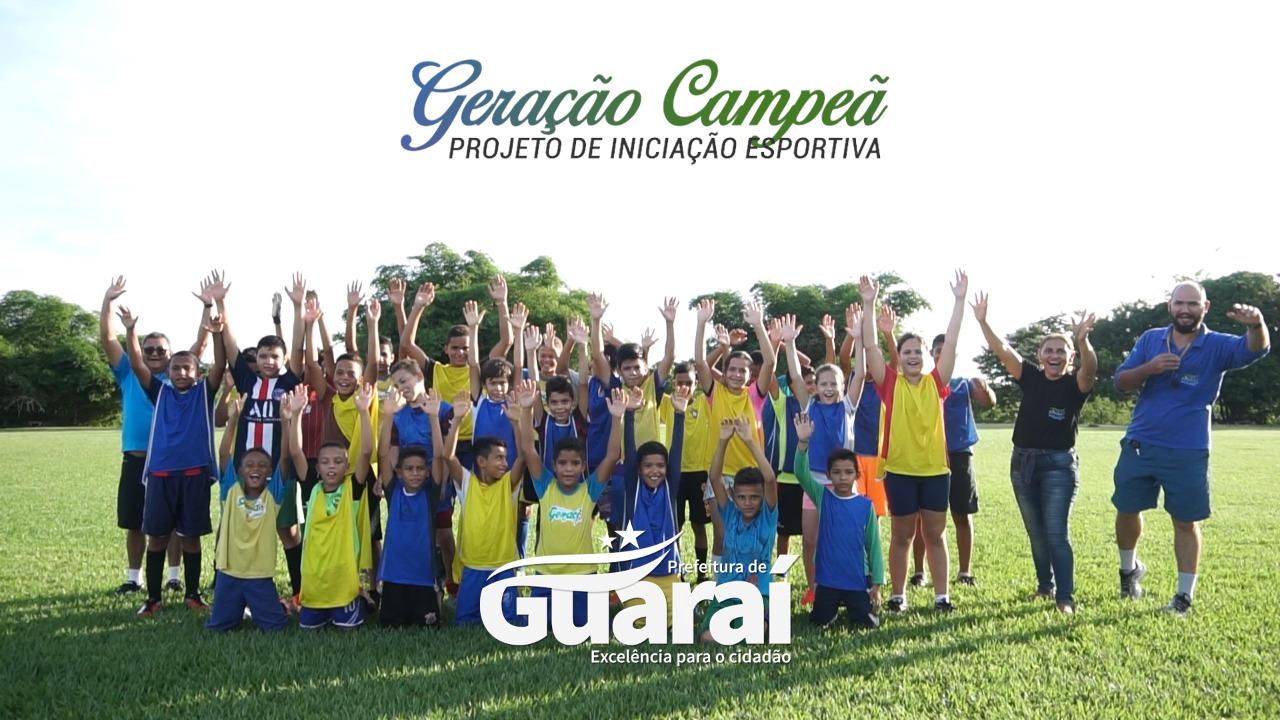 Projeto de iniciação esportiva promovido em Guaraí estimula habilidades e revela novos talentos
