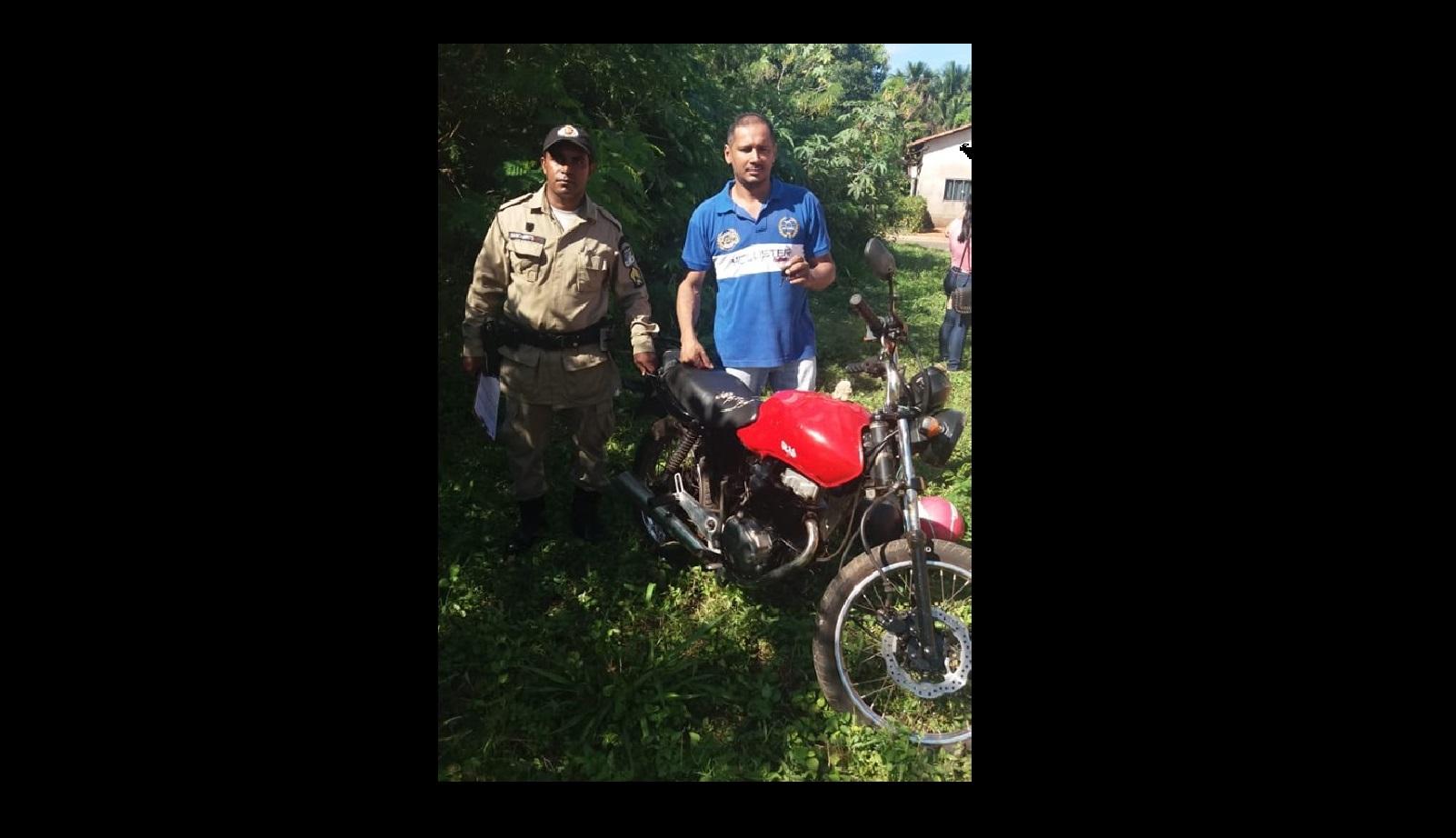 Graças a denúncia no 190, vítima recupera moto antes de registrar ocorrência em Guaraí