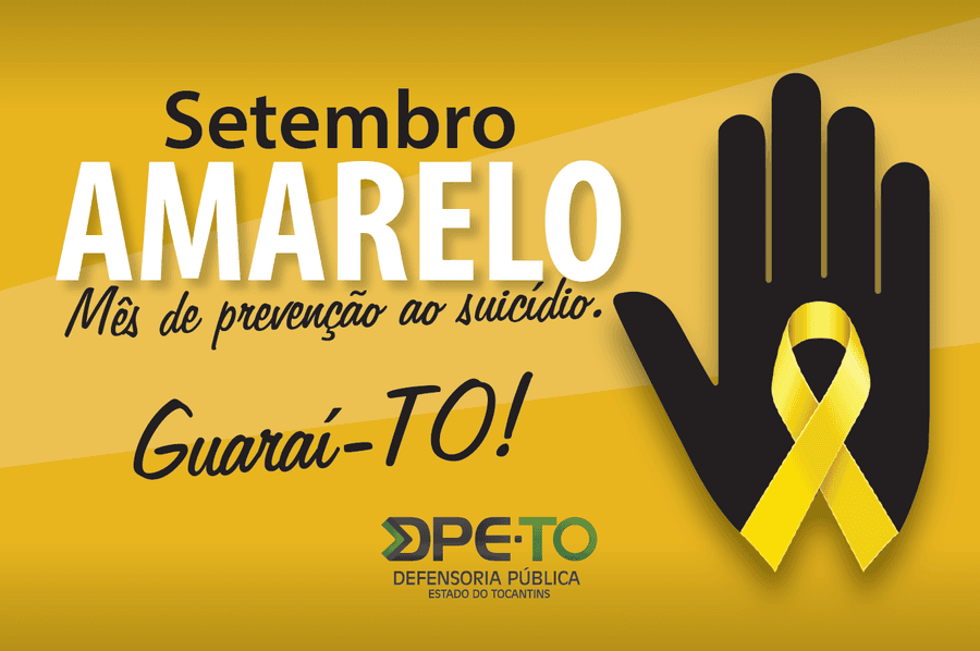 DPE/TO promove seminário para debater prevenção ao suicídio em Guaraí na sexta-feira (20/09)